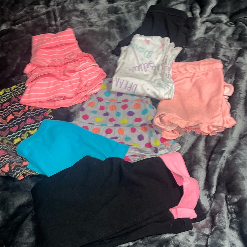 Little girls summer bottoms bundle